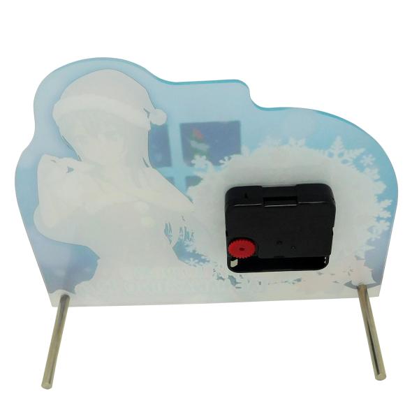 Multifunction Anime Alarm Clock 15cm Acrylic Desk Clock Plastic Directly Decorative