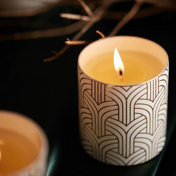 Customized Ceramic Candle Holder With Various Shape And Color for Gift Decoration