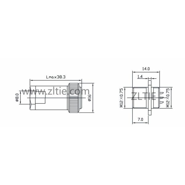 PC7TB Threaded Russia Circular Connector Male and Female Connector