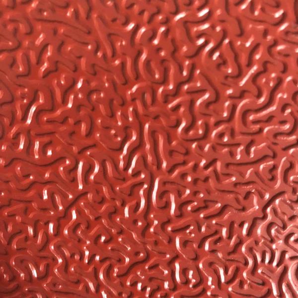 Placa de alumínio em relevo resistente à corrosão para uso exterior