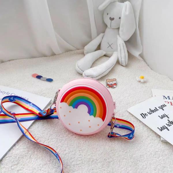 Силиконовый монетный кошелек с ключами Милая радужная бабочка Поднос для переодевания сумка Макияж сумка кошелек кошелек чемодан с ремешкой