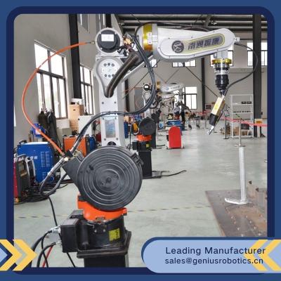Appareil à souder automatique de 6 axes, système industriel de robots de soudure à l'arc électrique
