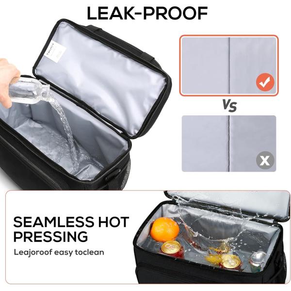 Extra Large Insulated Black Picnic Camping Beach Work Custom Travel Cooler Bag