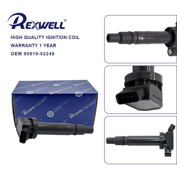 Carro de alta eficiencia de la bobina de piezas de repuesto de automóviles motor 4 bobinas de encendido paquete 90919-02248 Para Toyota Land Cruiser Prado Lexus 1GR