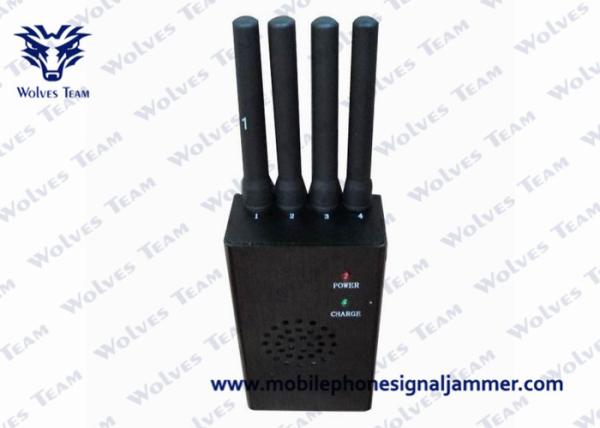 Portable Mobile Phone Signal Jammer , 2G 3G Cell Phone Signal Blocker DCS PCS