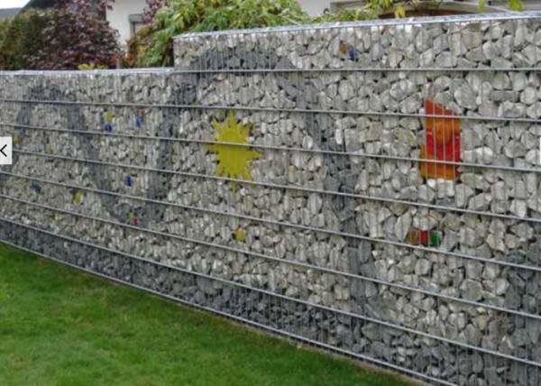 100x50mm CE Welded Gabion Box 8mm Single Wire Gabion Garden Wall