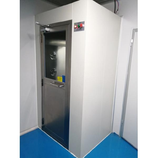 ISO8 Class Clean Room Air Shower Tunnel With H13 HEPA Filter Single Swing Door