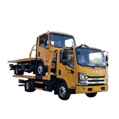 8000kgs Flatbed Wrecker Truck Alumina Rollback 4*2 8T Flatbed Towing Truck