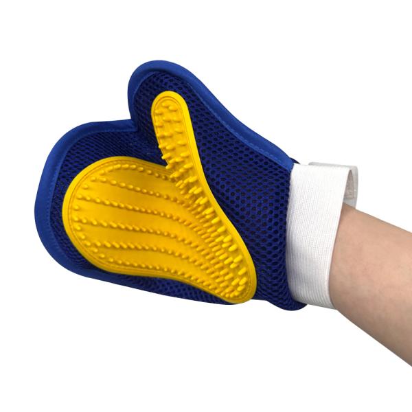 Gants de nettoyage pour animaux de compagnie Gants de soins doux pour chiens Gats Massage de dépilation