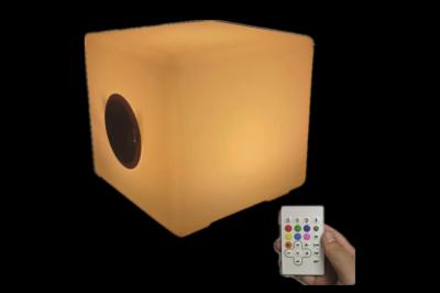 polietileno conduzido portátil do RGB do orador de 50cm Bluetooth com 50000 horas de tempo