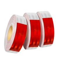 Faixa refletiva de alta visibilidade vermelho e branco DOT-C2 para veículos