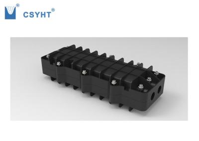 Inline Type 96FO Fiber Optic Closure 4 Cable Port 2 In 2 Out Made By PP Plastic