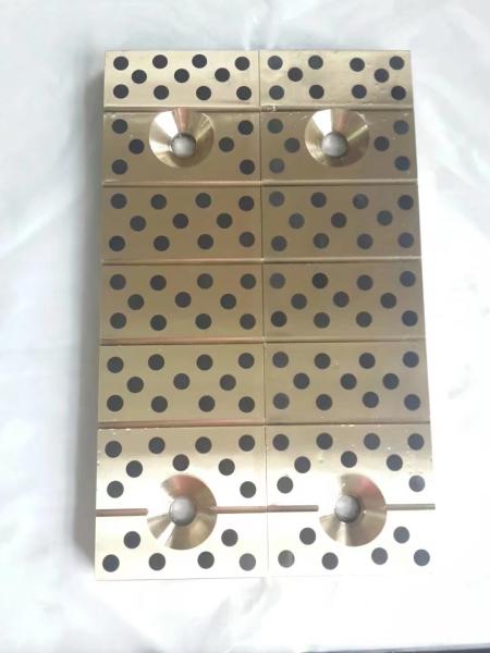 Yellow Copper Brass Plate , Bronze Oilless Wear Plate Chemical Resistance