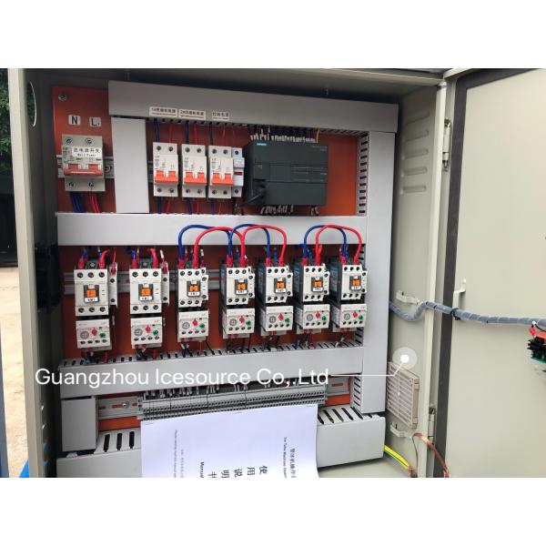 Машина трубки льда емкости нержавеющей стали 5000кг ежедневная с ящиком льда 500кг