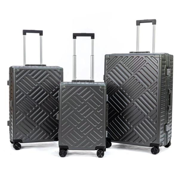 Aluminum Frame Hard Travel Luggage Suitcase Customizable Odor Free