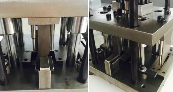 Single Die Pneumatic Aluminum Punching Machine , Sheet Metal Hole Punch Press CE