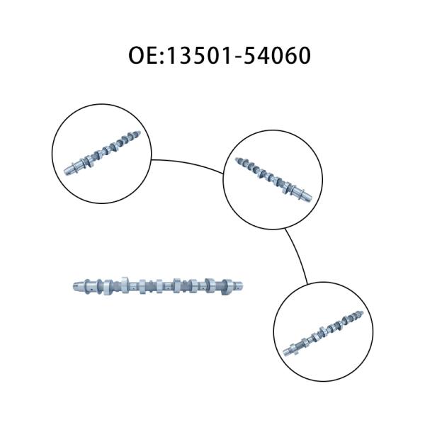 Hot Sell OEM Camshaft 13501-54060 for Toyota 2L-T and 2L-TE Engines, Suitable for Various Toyota Models