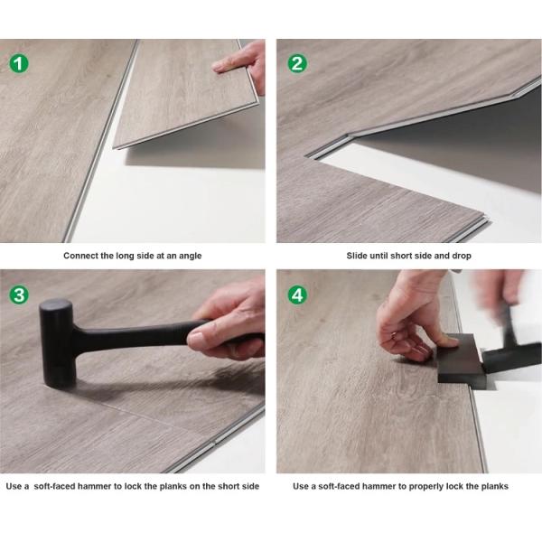 Unilin Click System Spc Flooring Easy to Clean and Maintain with 100% Virgin Material