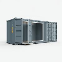Inóspita Container de embarque comercial dobrável Casa pequena Casa 40 pés