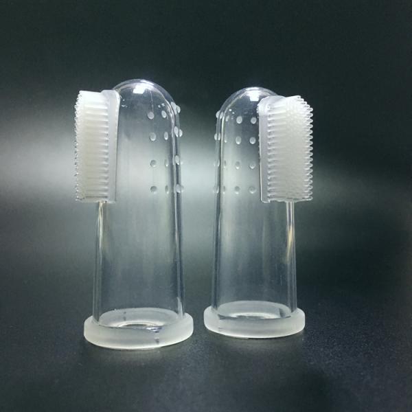 FDA Safety soft bulk special best silicone finger toothbrush for baby children adults