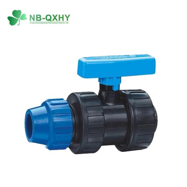 Valva de esfera flexível padrão JIS para encanamento PP PVC PPR Valvas Pn10 Pn16 Estrutura