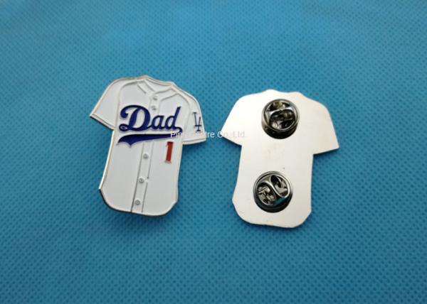 Cute Custom Soft Enamel Pin With Iron , Football T - Shirt Badge Pins