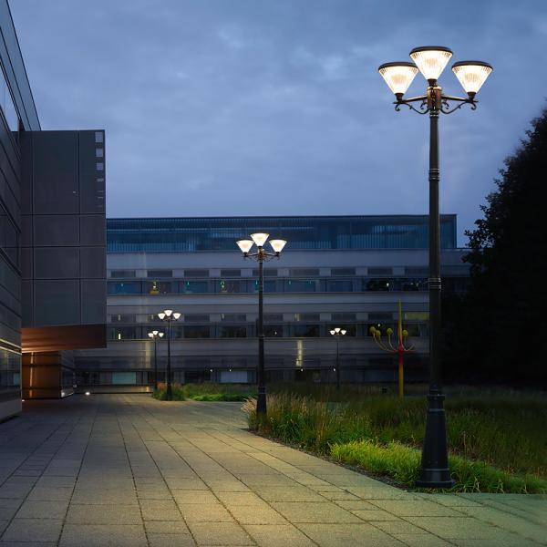 IP65 Outdoor Solar LED Landscape Pathway Light Solar Garden Lights 3 head lamps