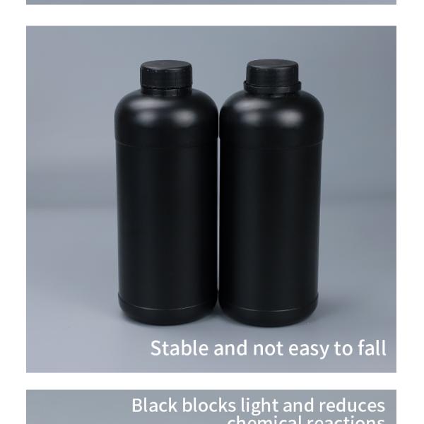 Acid Etch LML Detergent Matte Black Plastic Bottles 110*220*43mm