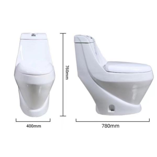 Factory Wholesale Bathroom Floor Mounted 4inches outlet 250/300mm Roughing-in Ceramic Washdown One-piece Toilet