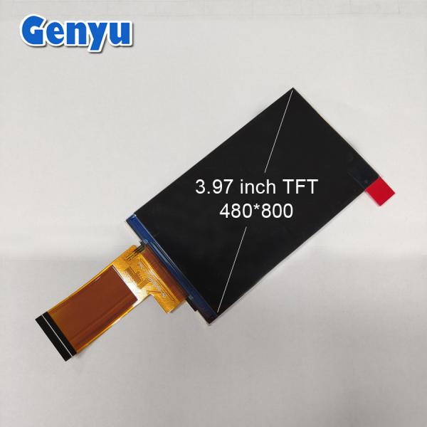 Genyu 3.97 Screen GC9503 Driver 480x800 Dots RGB SPI Interface 40 Pin FPC 4 Inch Display Size TFT LCD Display Modules