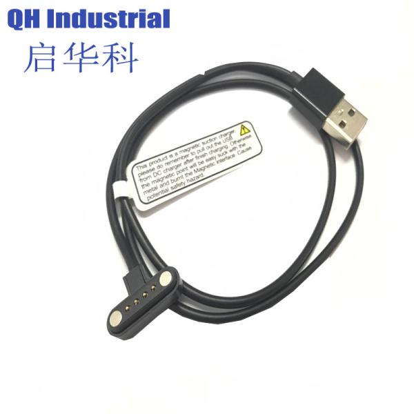 4pin 2.5mm Pitch Customized USB 90 Degree Bend Pogo Pin Flat Pogo Pin Sweden Swp Spring Laptop SMA Rf Pogo Pin