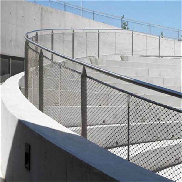 Stainless Steel Cable Webnet / Cable Mesh For Bridge Protection