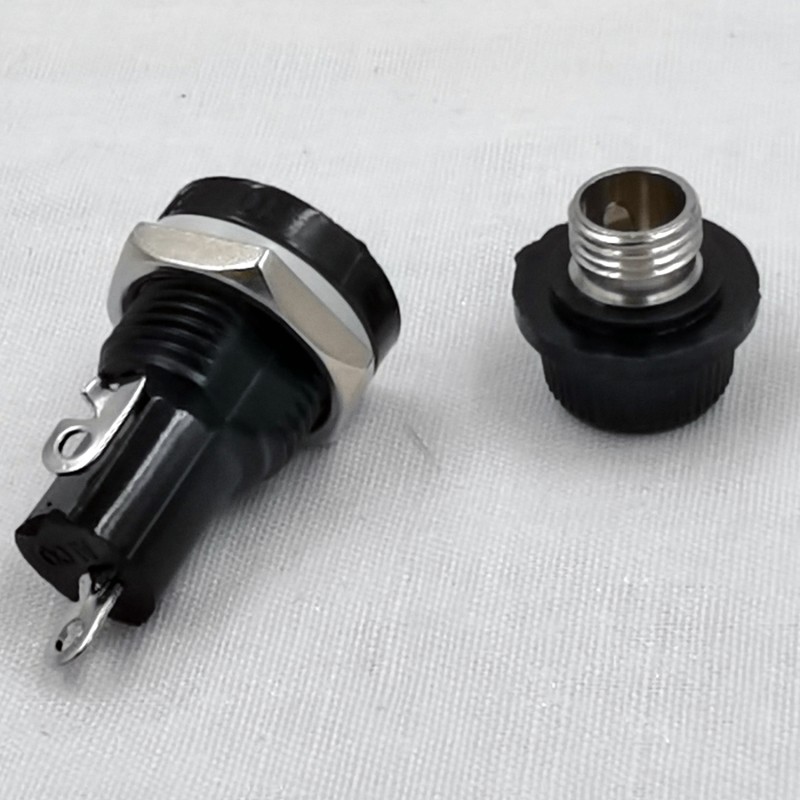 10A 250V Bakelite Fuse Holder Electric Fuse Cutout Box and Screw Type Panel Mount Fuse Holder  5*20mm