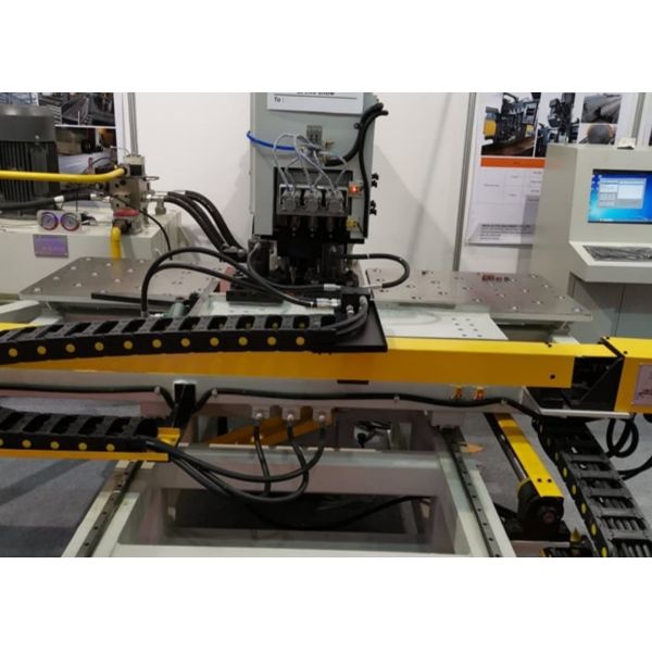 40mm Drilling Plate Thickness Tower Connection CNC Hydraulic Plate Punching Machine 4 Die-Stations
