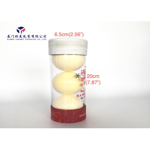 Light Weight Plastic Cylinder Packaging Tubes Hard Paper Covers Easily Assembled