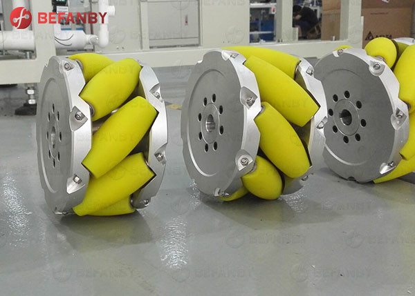 6-дюймовые сверхмощные колеса Mecanum для логистической тележки