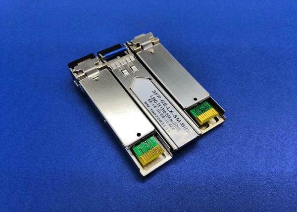 Simplex LC 100BASE SFP Transceiver Module 20KM Distance 1310nmFP Laser RX1550nm BIDI