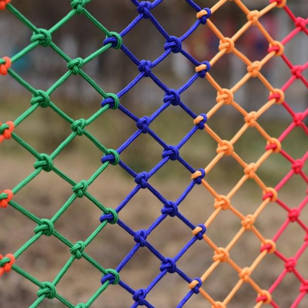 Color nylon protective net children's balcony stairs fall proof safety nets