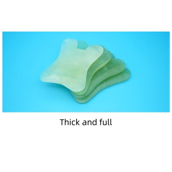 2024 Natural U Shape Xiuyan Jade Gua Sha Scraping Massage Board for Full-body Massage Facial Massager Skin Beauty Tool