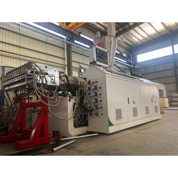 Customized 80/156 Conical Twin Screw Extruder for PVC/PE/PP Profile Extrusion at Best