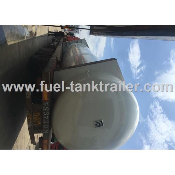 100 CBM LPG Storage Tank , Horizontal Lpg Tank Semi Trailer ISO9001 Certified