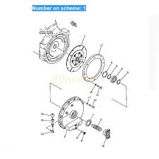 14X1211100 Excavator Replacement Parts Damper Disc 14X-12-11102 14X-12-11103