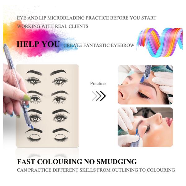58G Blank Tattoo Practice Skin Permanent Makeup Training Eyebrow Eeyliner Lip