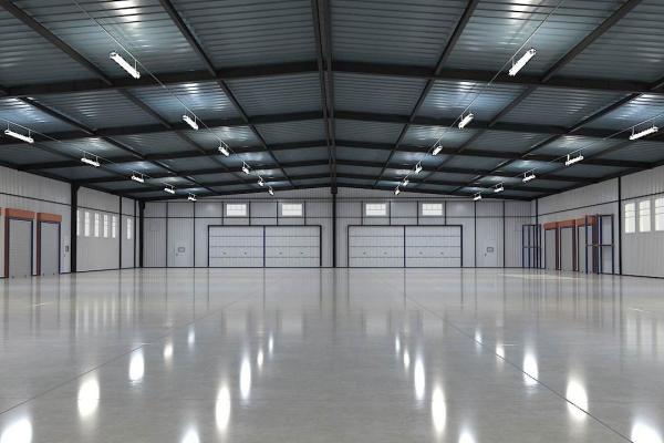 Multi Storey Steel Structure Industrial Warehouse , Prefabricated Steel Structure Factory