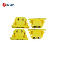Fabrication Type K Couleur jaune Standard Thermocouple Plug and Face Plate Connector