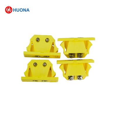 Fabrication Type K Couleur jaune Standard Thermocouple Plug and Face Plate Connector