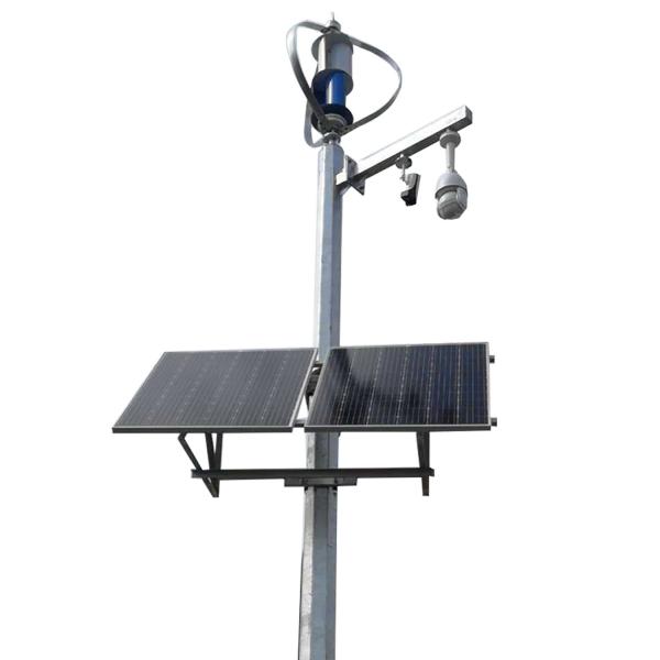 Vertical Axis Solar Wind Turbine 300W Solar And Wind Power Kits