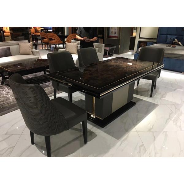 Столешница облицовки узелка обеденного стола дизайна домашней мебели роскошная