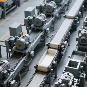 Compact Belt Conveyor Line for Space-Saving Production & Assembly