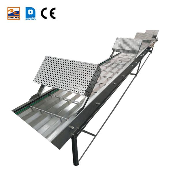 stainless steel Cone Cooling Conveyor Accessories For Cone Production Line Easy To Install